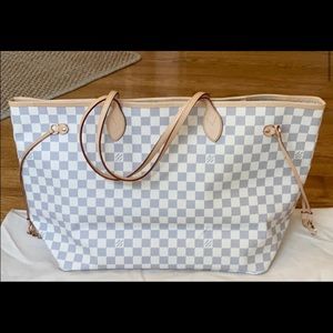 Louis Vuitton Neverfull Damier Azul Gm